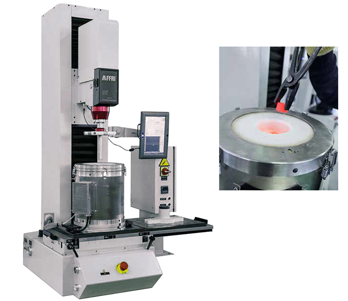 Hardness testing high temperature